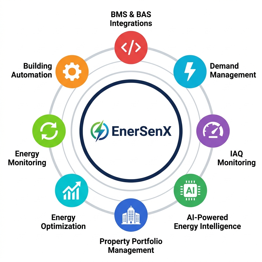 EnerSenX Energy Software Ecosystem Diagram